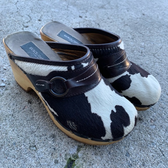 ‼️SOLD‼️VINTAGE DOLCE & GABBANA CLOGS! ✨ - Picture 2 of 7